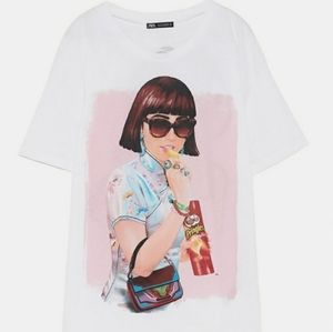 Zara Pringles graphic print t-shirt